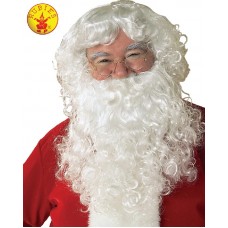 Adult Christmas Santa Beard & Wig Set