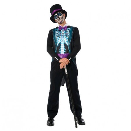 Deluxe Halloween Voodoo Master Mens Costume