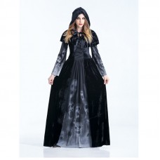 Gothic Medieval Lady Death of Souls Reaper Costume