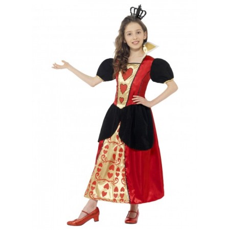 Girls Miss Queen of Hearts Costume