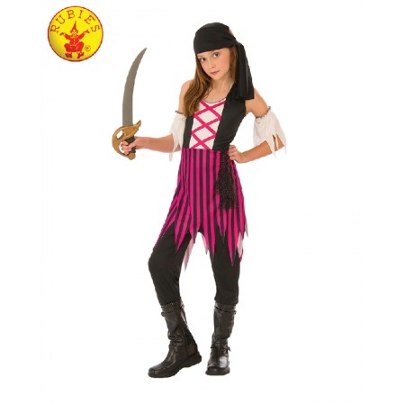 Kids Pirate Girl Costume 