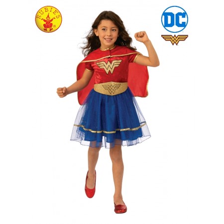 Deluxe Kids DC Superhero Wonder Woman Tutu Costume
