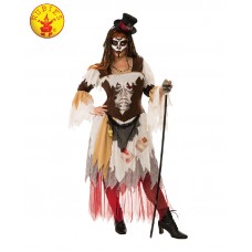 Deluxe Voodoo Day of the Dead Costume Plus Size