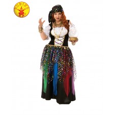 Deluxe Womens Halloween Mystic Gypsy Costume Plus Size