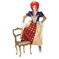 Red Queen of Hearts Womens Licensed Costume