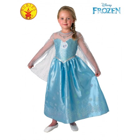 Girls Bookweek Fairytale Elsa Frozen Deluxe Costume