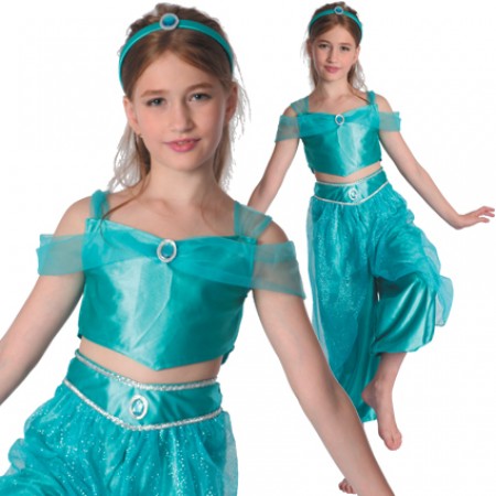 Kids Princess Jasmine Aladdin Costume