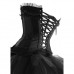BLACK Burlesque Corset & Bustle Skirt Costume