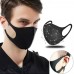 BLACK Washable Reusable Fabric Face Mask 