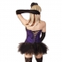Ravishing Purple Burlesque Corset & Tutu Skirt