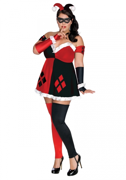 Deluxe Harley Quinn Costume Plus Size