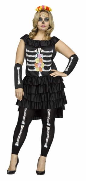 Day of the Dead Plus Size Costume