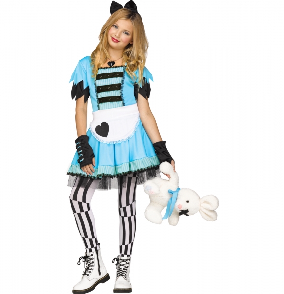 Tween Girls Alice Wild Wonderland Costume