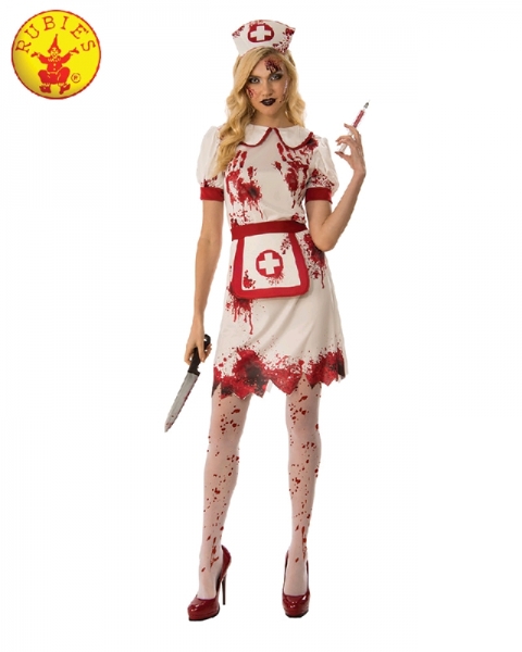 Bloody Nurse Zombie Costume