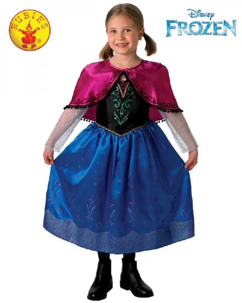 Girls Bookweek Fairytale Anna Frozen Deluxe Costume