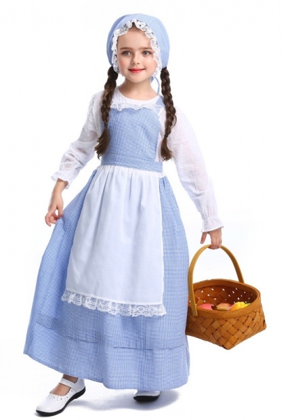 Girls Book Week Deluxe Colonial Victorian Pilgrim Olden Day Costume