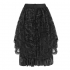 BLACK Burlesque Corset & Bustle Skirt Costume