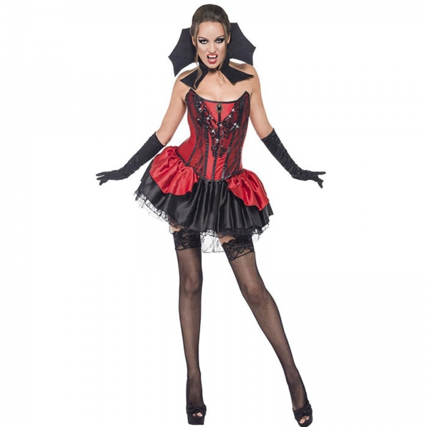 Seductive Scarlet Vamp Costume