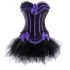 Purple Burlesque Corset Top